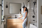 Mikah Single Handle Bathroom Faucet, Matte Black