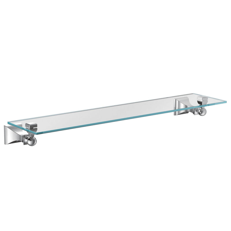 Retreat Glass Vanity Shelf, Chrome J8915