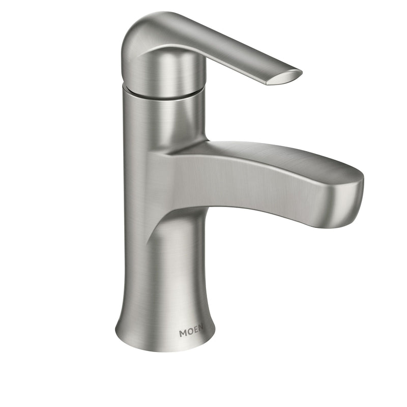 Tilson Single-Handle Brushed Nickel Bathroom Lavatory/Bathroom Sink Faucet with Spot-resistant R2050