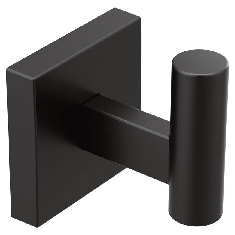 Triva Single Robe Hook, Matte Black K9258