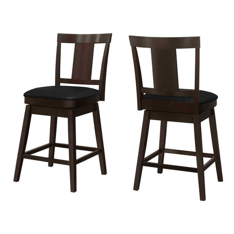Specialities Panel Swivel Barstool Set, 39-in, 2-pc I1125
