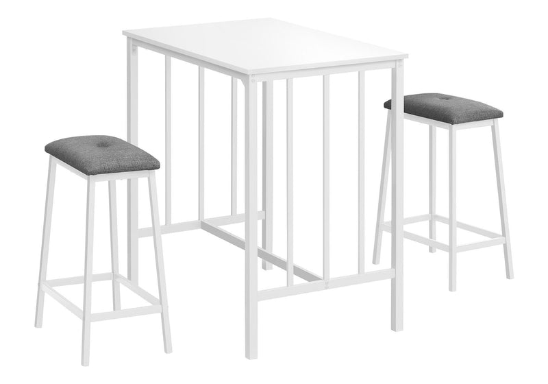 Specialties Contemporary Bistro Set, White, 3-pc V2681
