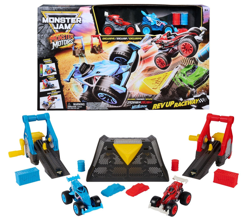 Monster Jam 1:64 Deluxe Light Up Playset J9457