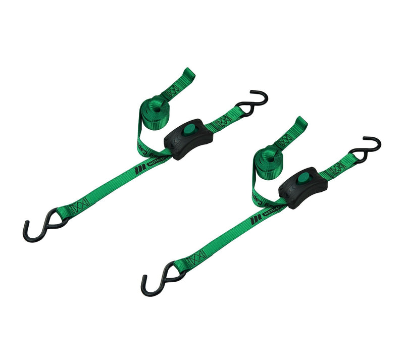 1,200-lb Cam Buckle Tie Down, Quick Release, 1-in x 6-ft, 2-pk W7281
