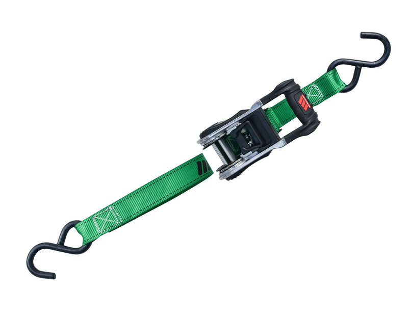 1,500-lb Ratchet Tie Down Straps, with Padded Handle, 1-in x 14-ft B9357