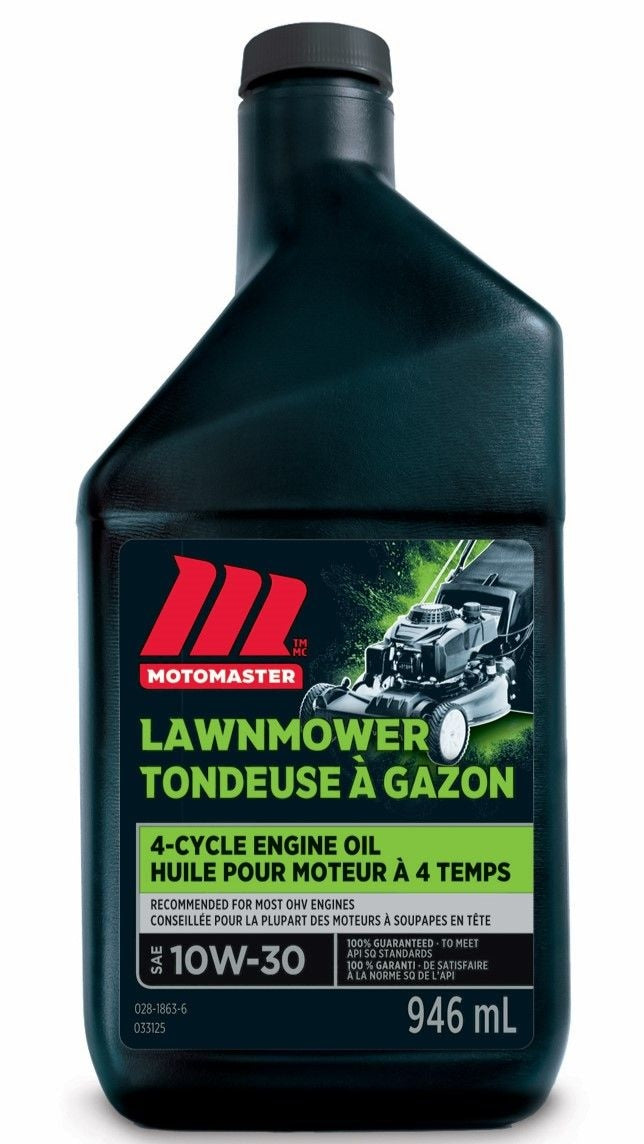 4-Stroke Lawnmower Engine Oil 10W30, 946-mL N5469