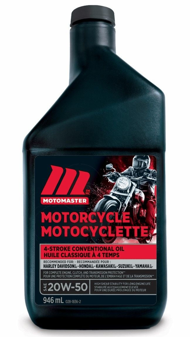 4-Stroke Motorcycle Oil SAE, 946-mL R7747