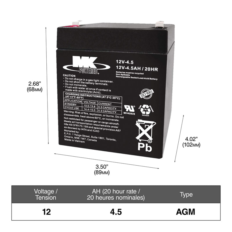 Group Size U1R Small Engine Battery, 230 CCA Q6699