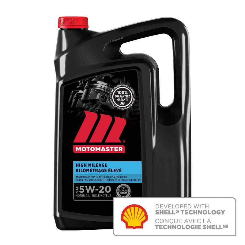 High Mileage 5W20 Conventional Engine/Motor Oil, 5-L W6737