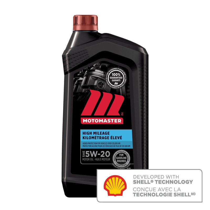 High Mileage 5W20 Conventional Engine/Motor Oil, 946-mL N5727
