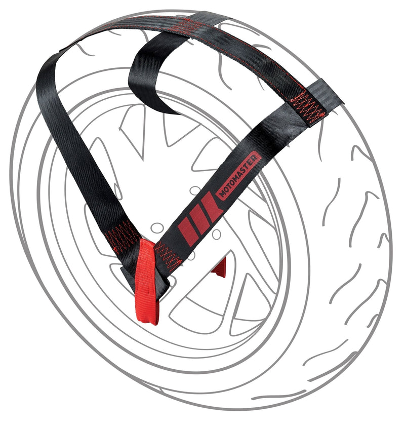 Universal Motorcycle Wheel Tie Down Strap J3277