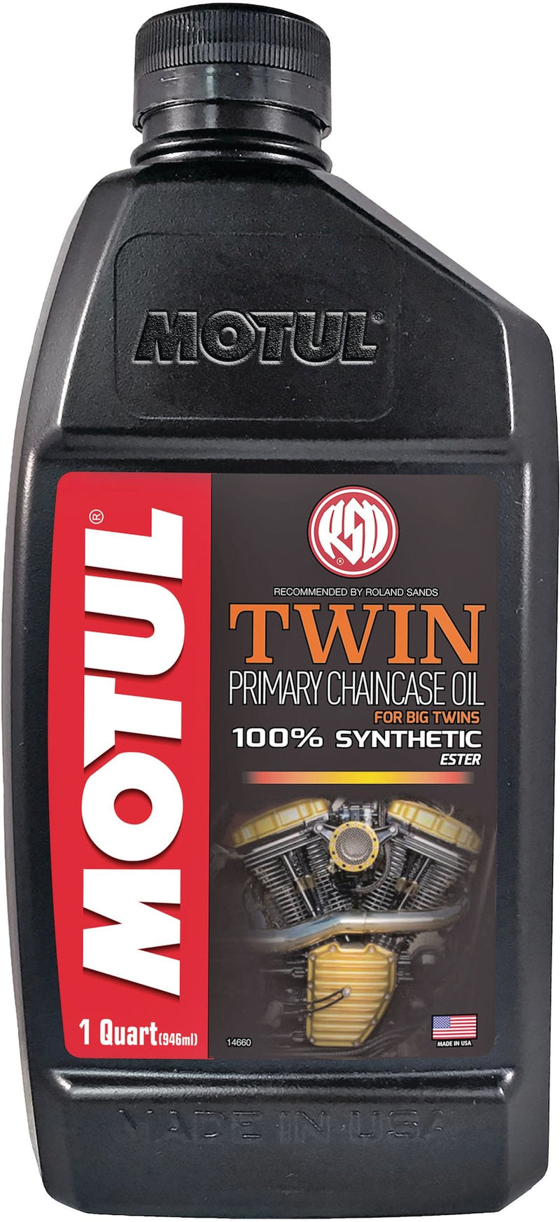 Twin Synthetic Primary Chain Case Motorcycle Oil, 1-L E9413