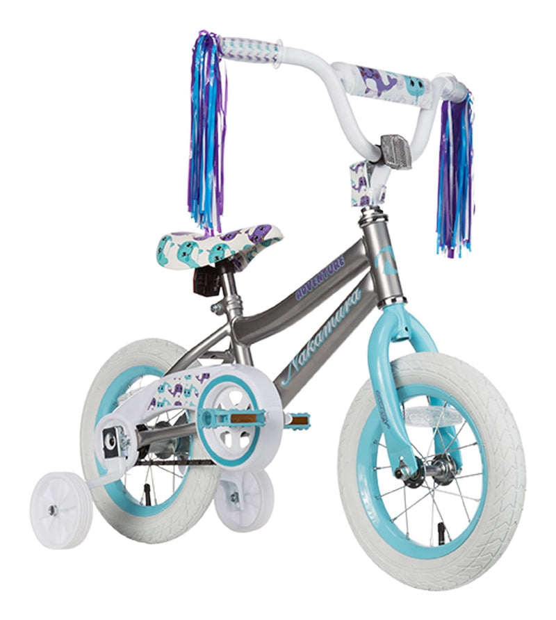 Adventure Kid's Bike, Silver, 12-in T6429
