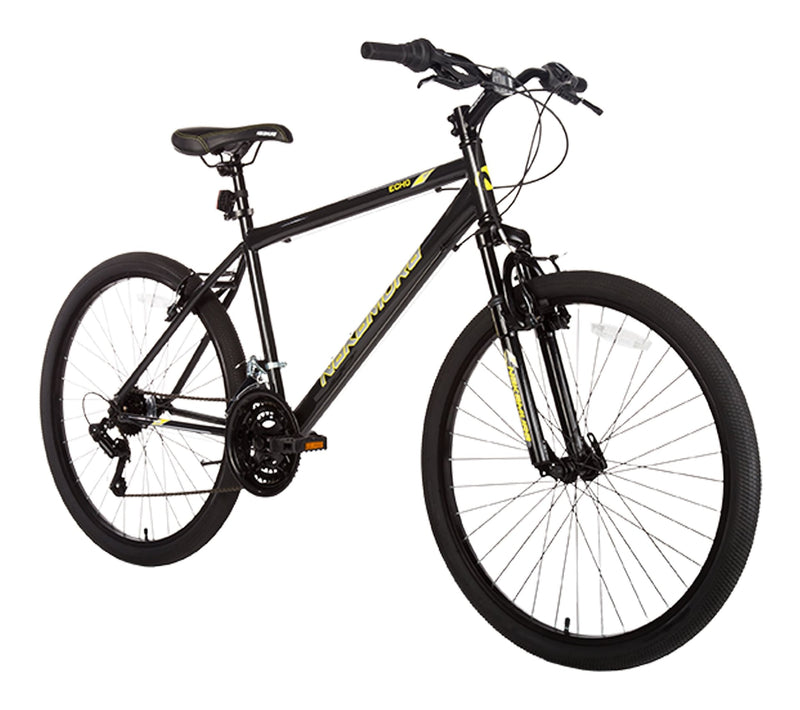 Ecko 2 Large Hardtail Mountain Bike, Black, 26-in K5058