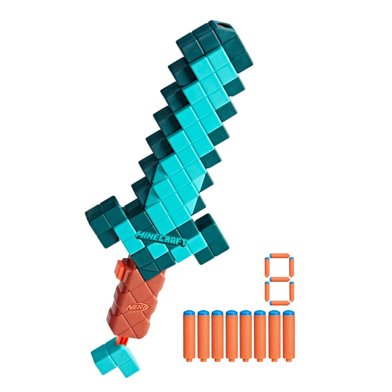 Diamond Sword Dart Blaster with 8 N1 Darts F5896