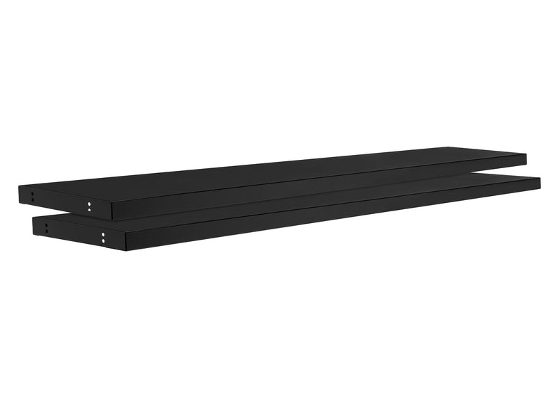 Bold 3.0 Display Wall Shelf Set, 72-in, Black, 2-pk Z5930