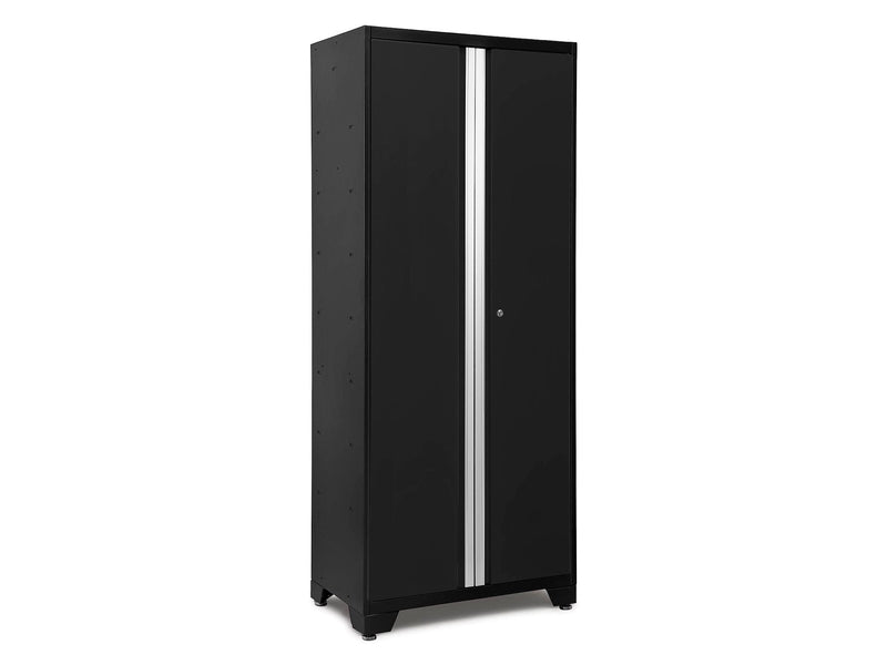 Bold Series 24-Gauge Steel RTA Storage Locker with 3 Shelves, Black, 30-in F2256