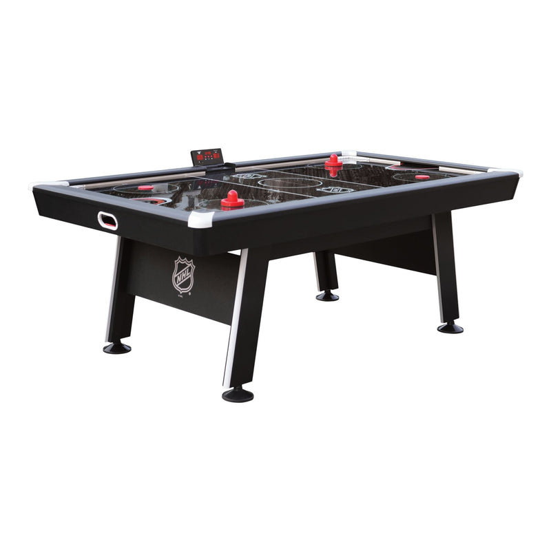 Attacker Hover Air Hockey Game Table with Electronic Scoreboard, Pucks & Pushers, 84-in T4489