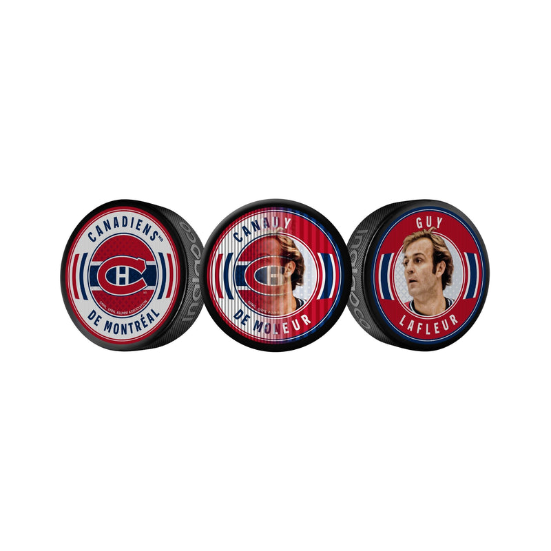 Guy Lafleur Dual-Image Lenticular Hockey Puck, 6-oz S7736