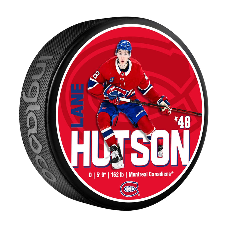 Lane Hutson Hockey Puck, 6-oz R9729