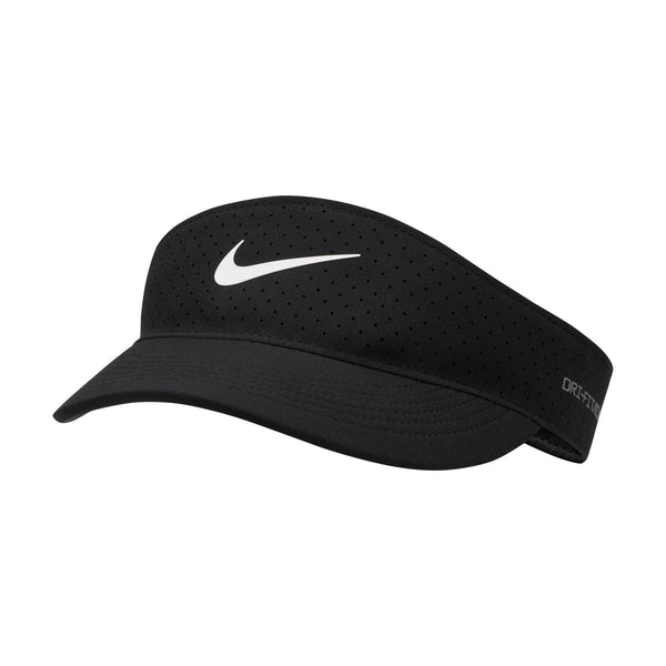Golf Dri-Fit Visor with Adjustable Closure, Men's/Women's Unisex, Black/White, One Size K5785