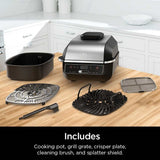 6-in-1 indoor Grill and Cyclonic Air Fryer, 4-qt