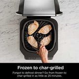 6-in-1 indoor Grill and Cyclonic Air Fryer, 4-qt