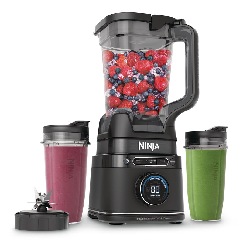 Duo Blender with 72-oz Full-Size Pitcher & Pre-Set Programs, Includes Two 24-oz Single-Serve Cups, 1800W Z2307