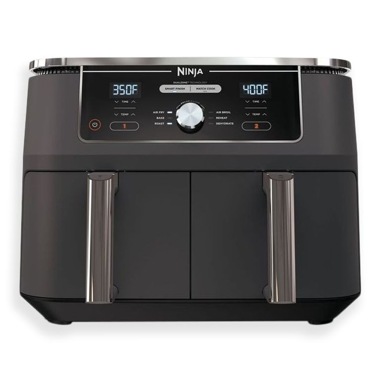 6-in-1 XL Air Fryer with 2 Baskets, 10-qt E6504