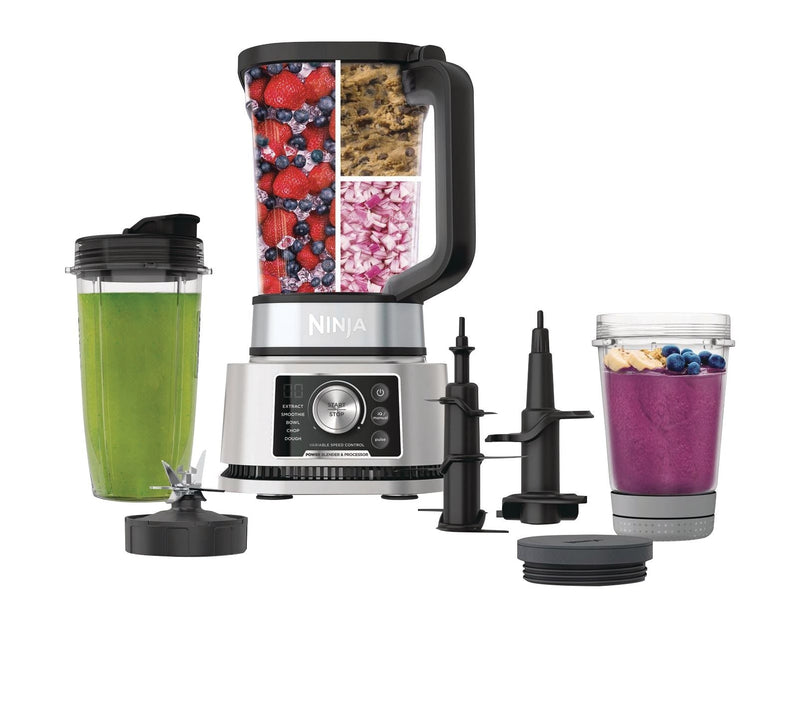 Power Blender & Processor System with Smoothie Bowl Maker & Nutrient Extractor, Silver, 1400W Y7362