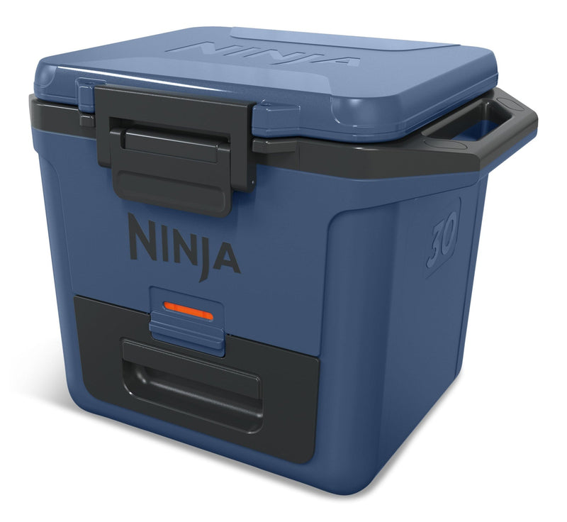 30-Quart Portable Hard Cooler with Drawer, 28-L, Blue K5856