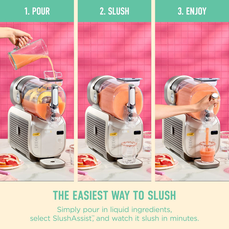 Slushi XL Slushie Machine with Technology, Crema, FS601CBR S7053