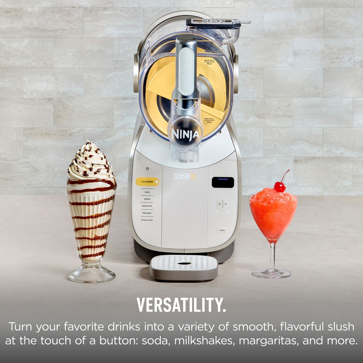 Slushi XL Slushie Machine with Technology, Crema, FS601CBR