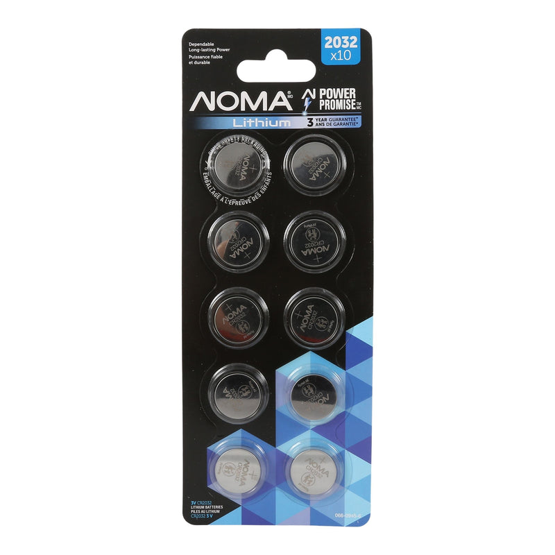 CR2032 Button Cell Batteries, 10-pk Z4882