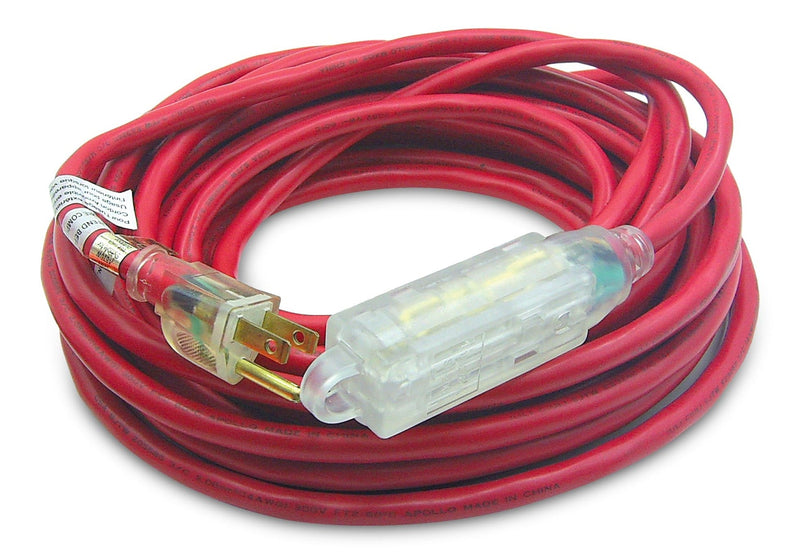 Outdoor Extension Cord with 3-Grounded Outlets J5547