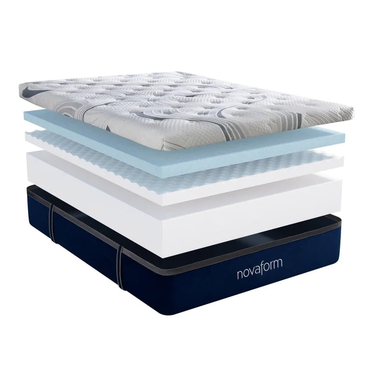Novaform ComfortGrande Plus Advanced 35.5 cm (14 in.) Gel Memory Foam Queen Mattress K2537