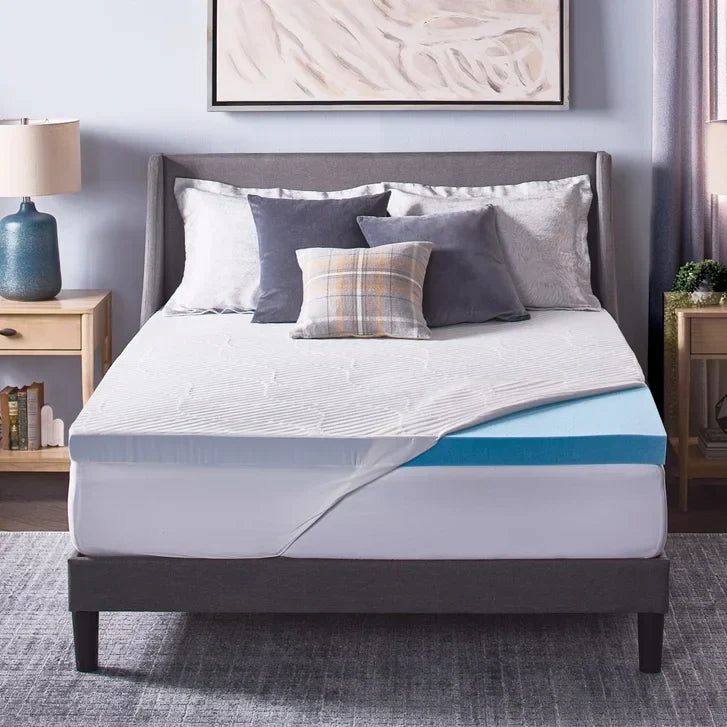 Novaform ComfortLuxe Plus Gel Memory Foam 3-inch Mattress Topper F1922