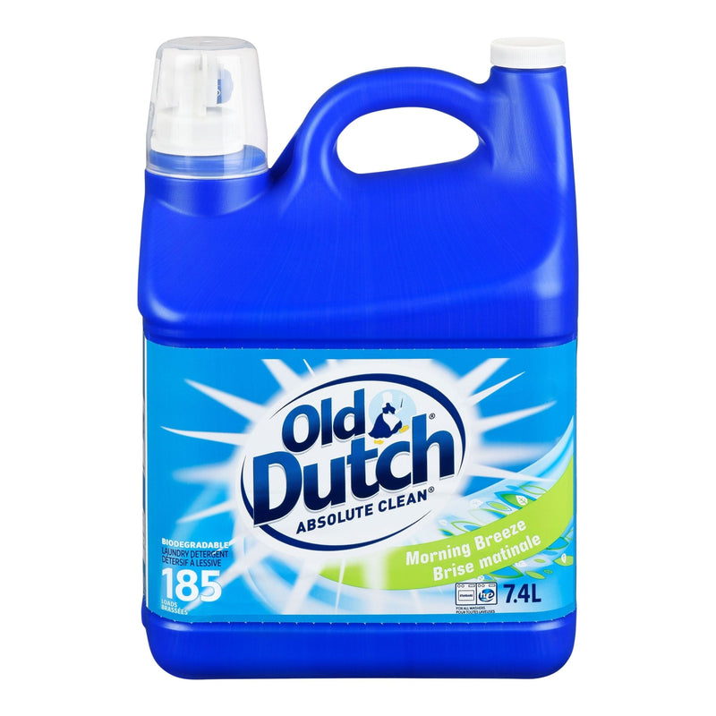 Absolute Clean Liquid Laundry Detergent, Morning Breeze Scent, 185-Load, 7.4-L X5013