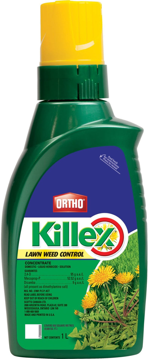 Killex Liquid Lawn Weed Killer Concentrate, Herbicide, 1-L F2253