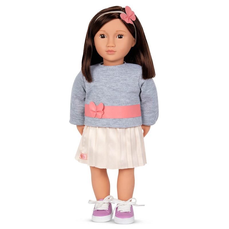 Basic Fashion Doll for Ages 3+, Mei, 18-in H5881