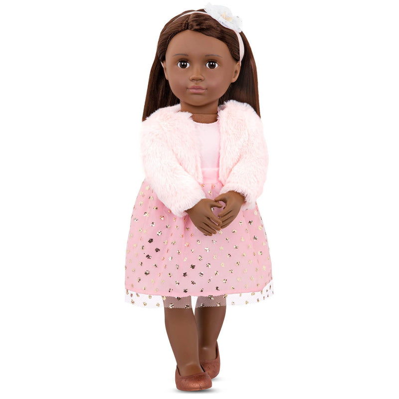 Basic Fashion Doll for Ages 3+, Riya, 18-in E5555