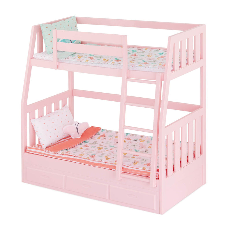 Toy Bunk Bed Playset with Accessories for Ages 3+ K2703