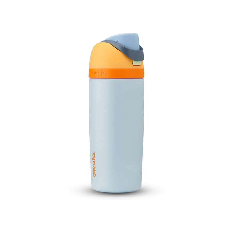 Kids’ Stainless Steel Insulated Portable Reusable Water Bottle, with Built-in Straw, Various Colours, 16-oz K8127