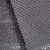 All-Purpose Ribbed Cotton Terry Kitchen Towels, Charcoal, 2-pk