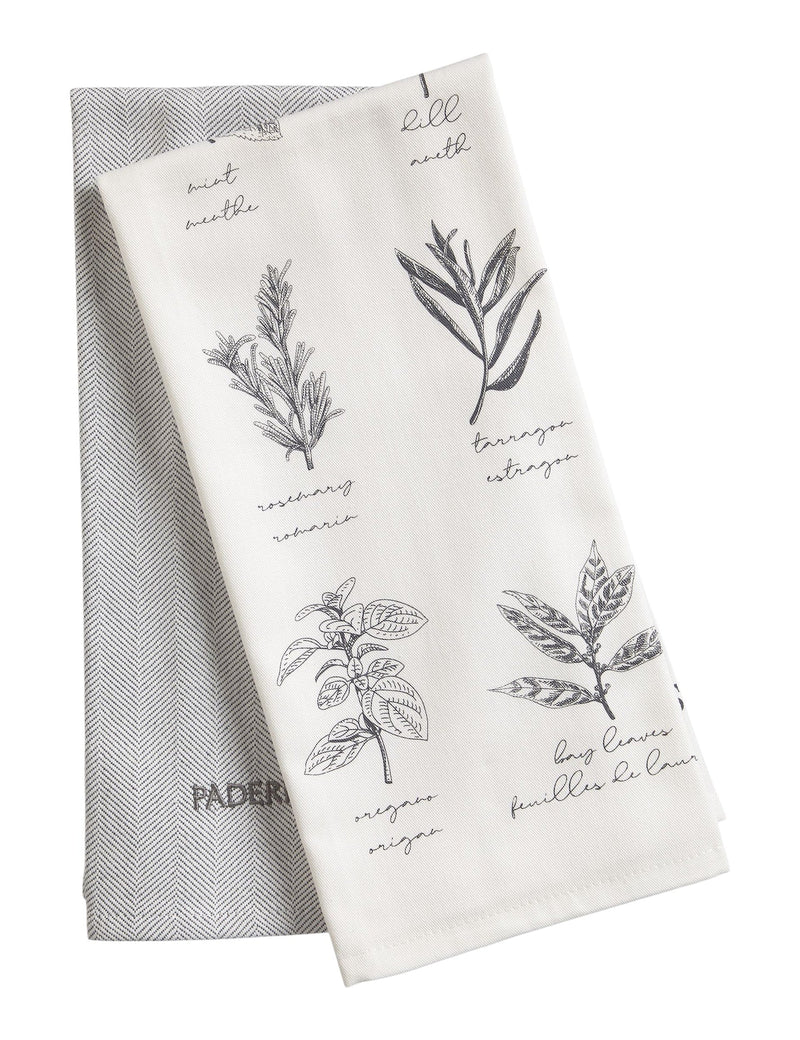 All-Purpose Vegetable-Print Cotton Kitchen Towels, 2-pk A9722