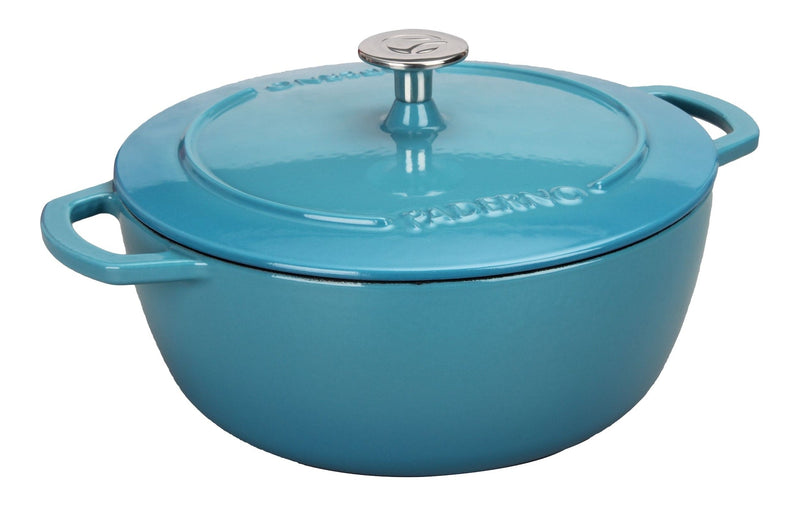 Cast Iron Dutch Oven, Atlantic Blue, 4.7-L O7127