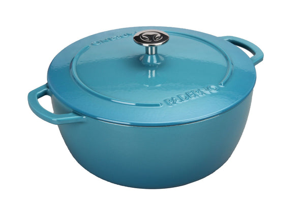 Cast Iron Dutch Oven, Atlantic Blue, 6.6-L Z4613