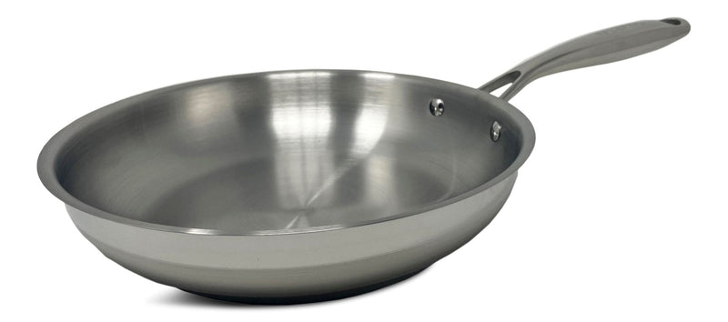 Classic Stainless Steel Frying Pan, Dishwasher & Oven Safe, 9-in R2138