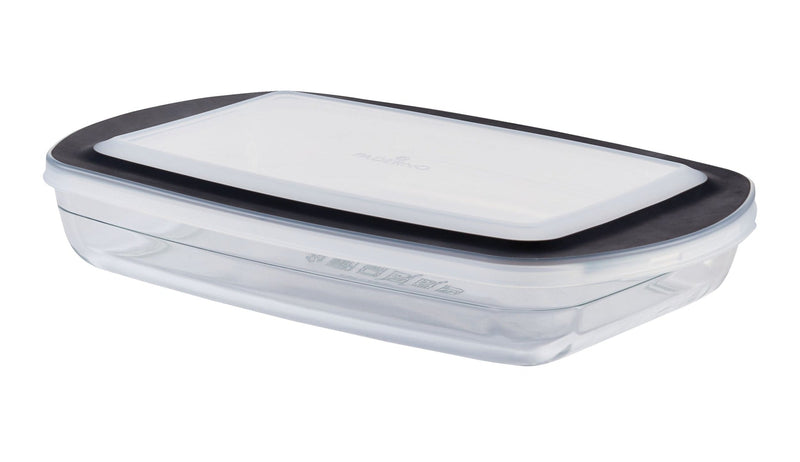 Glass Rectangular Baking Dish with Lid, 2.8-qt E5451