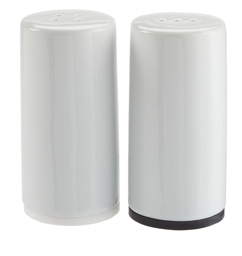 Professional Salt & Pepper Shakers, Dishwasher-Safe, White X5637